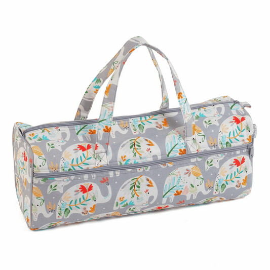 Elephants Knitting Bag