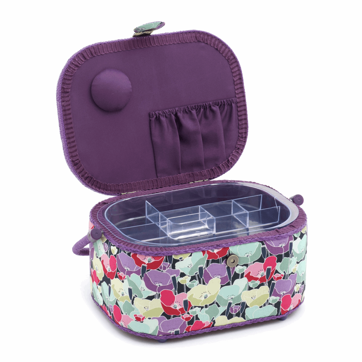 Spring Flowers Sewing Box - Large Oval