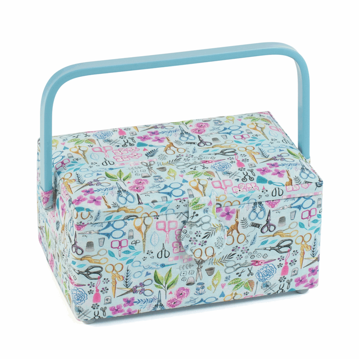 Sewing Scissors Rectangle Sewing Box - Medium