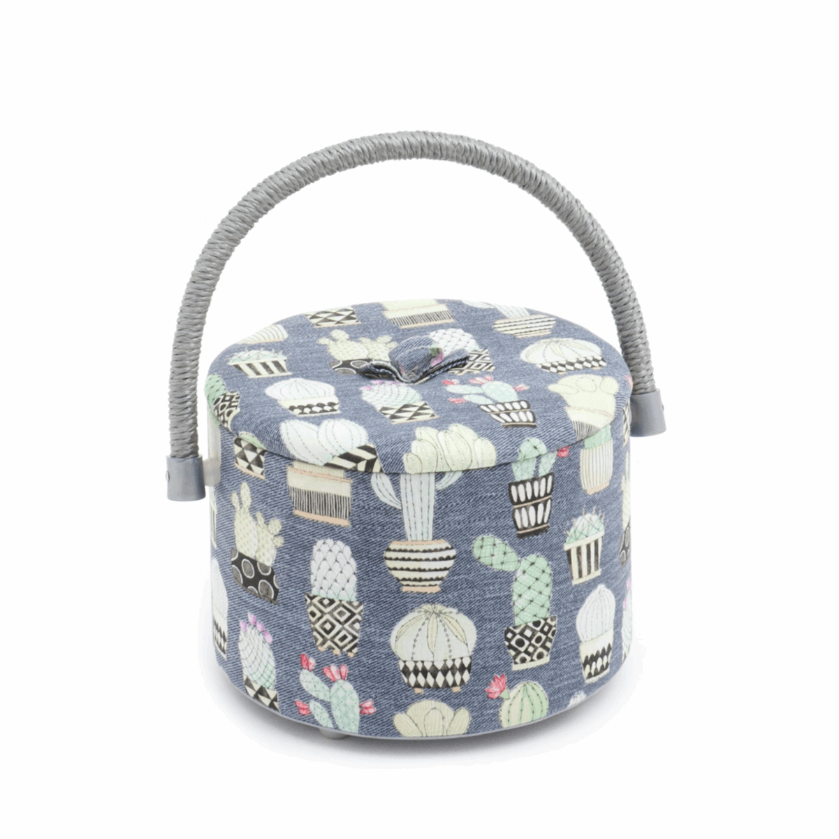 Round Craft Organiser - Cactus Hoedown