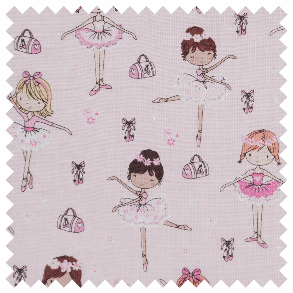 Ballerina Applique Sewing Box - Small Oval