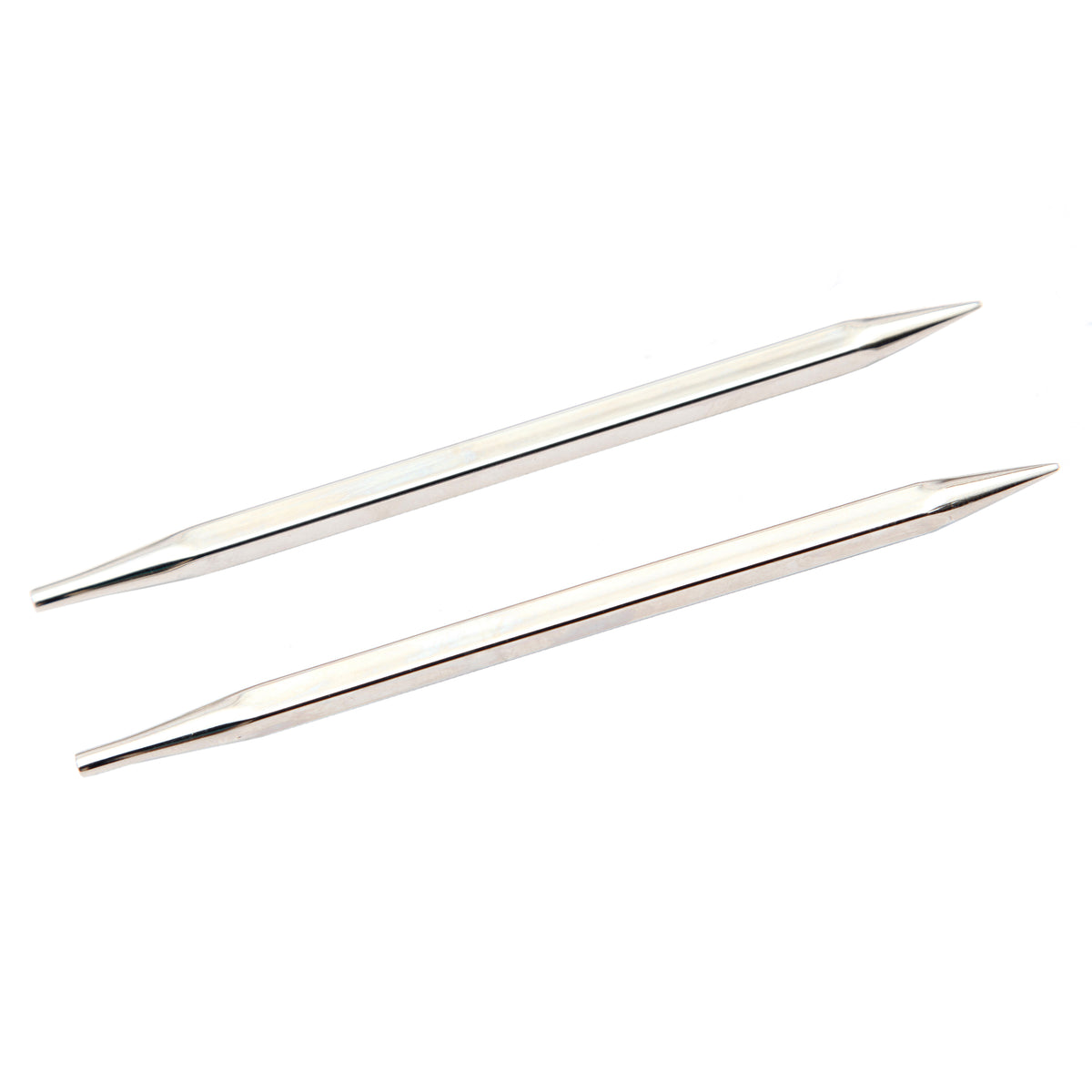KnitPro Nova Cubics short square-profile knitting needle tips with brass points, 4mm