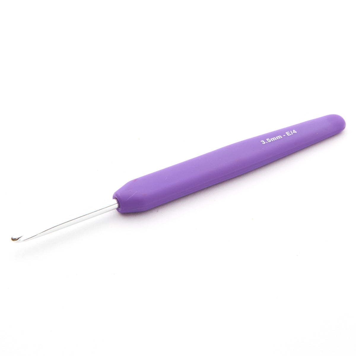 KnitPro Waves 2.0 3.5mm crochet hook with lilac dream soft grip handle