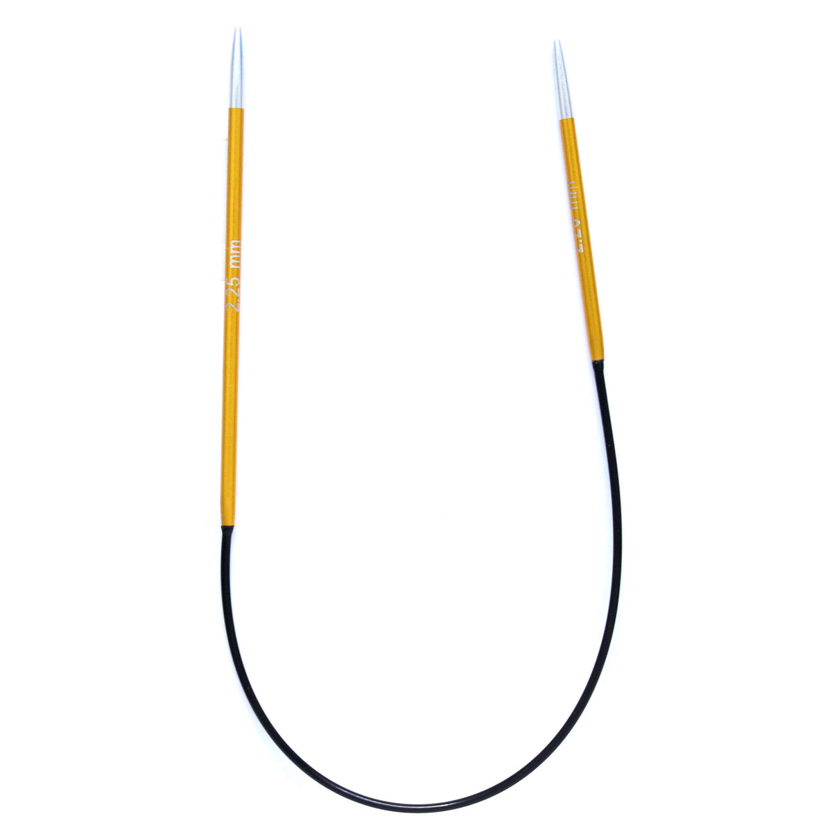KnitPro Zing 2.25mm fixed circular knitting needle, 25cm