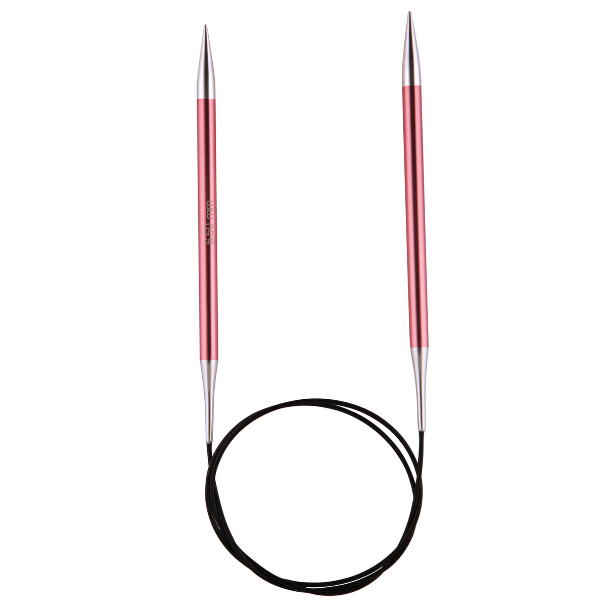 KnitPro Zing 6.5mm fixed circular knitting needle, 40cm