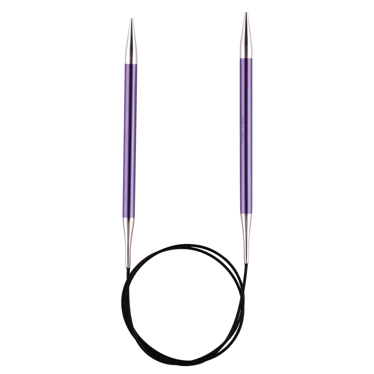 KnitPro Zing 7mm fixed circular knitting needles with 60cm cable