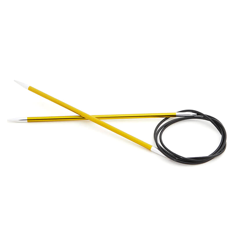 KnitPro Zing 150cm fixed circular knitting needle in 3.5mm