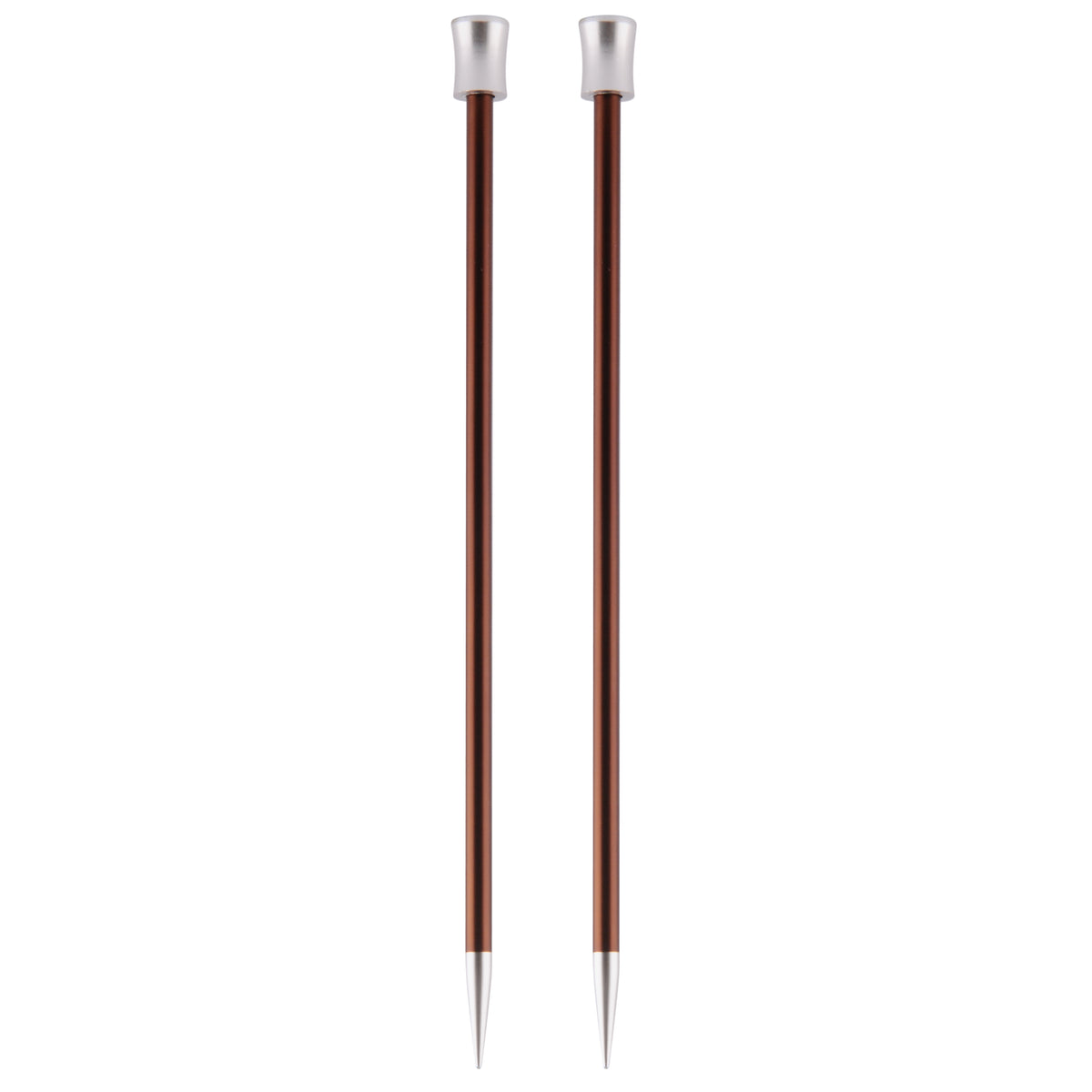 KnitPro Zing 25cm single pointed aluminium knitting needles in 5.5mm