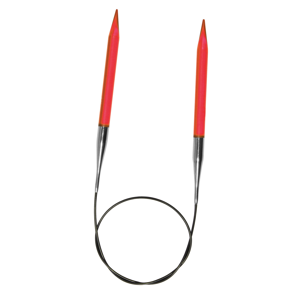 KnitPro Trendz bright acrylic fixed circular knitting needle with cable, 3.5mm