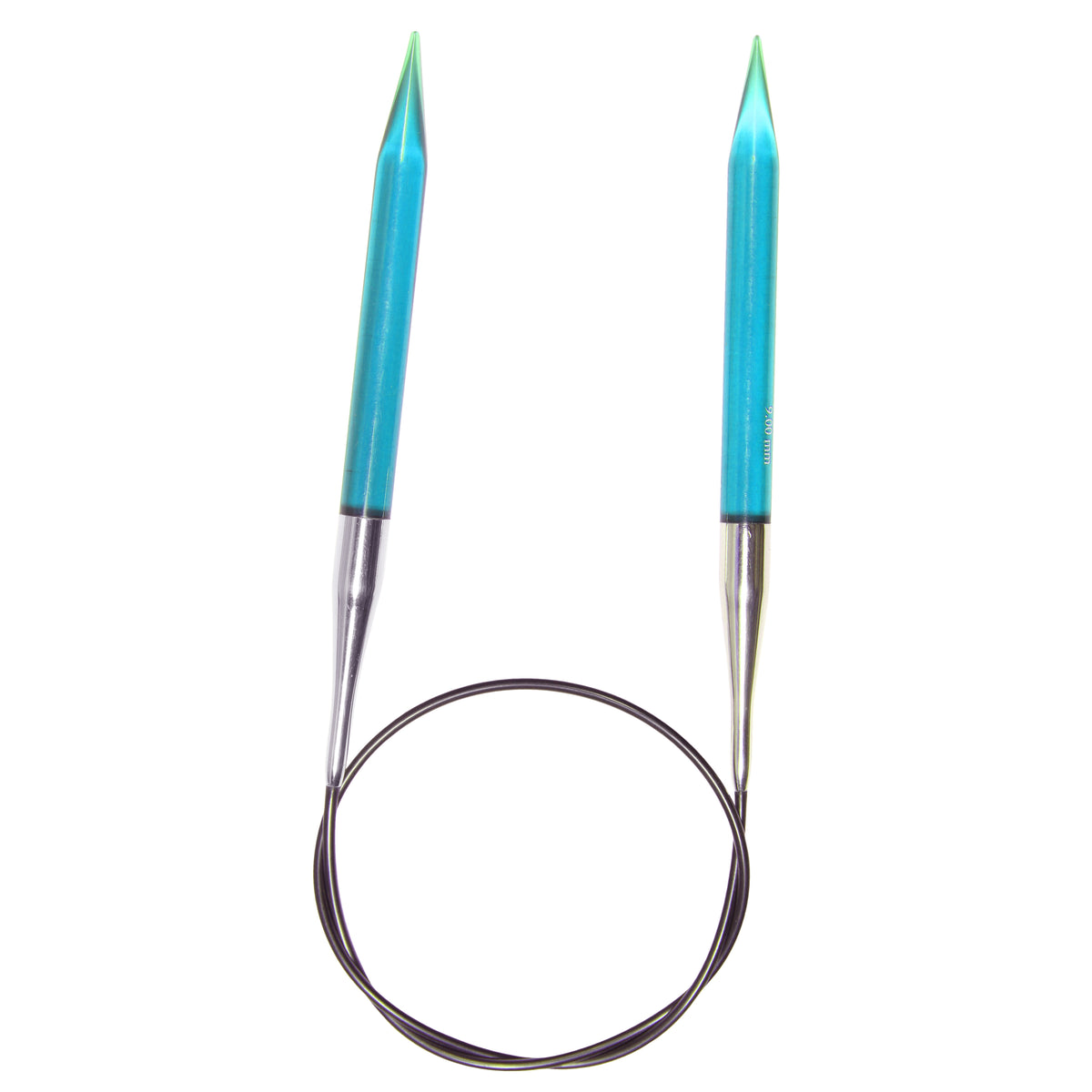 KnitPro Trendz bright acrylic fixed circular knitting needle with cable, 5.5mm
