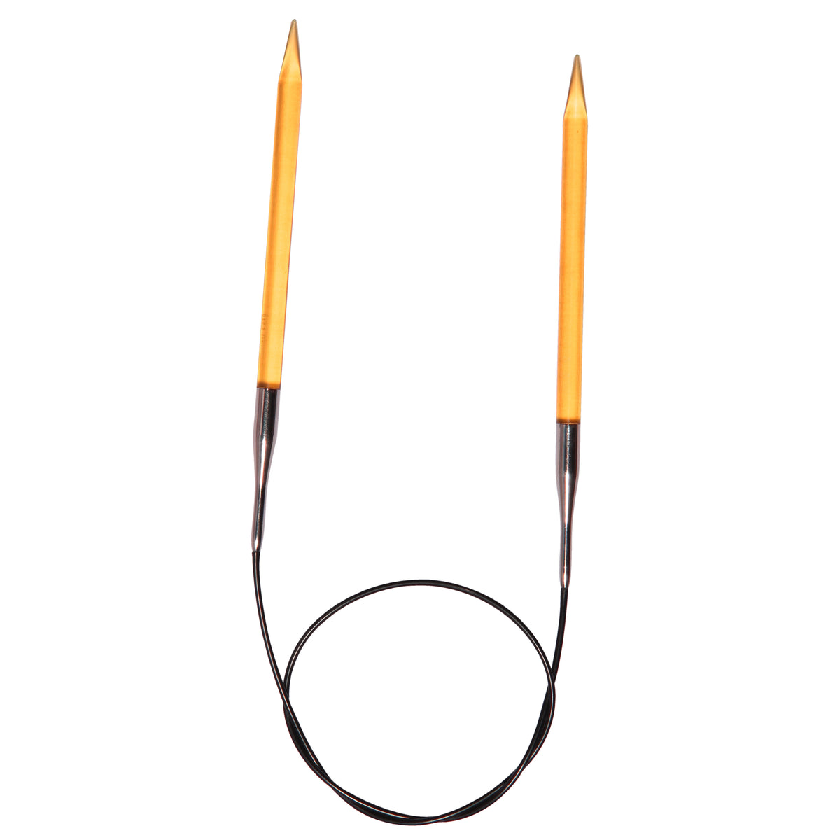 KnitPro Trendz bright acrylic fixed circular knitting needle with cable, 10mm
