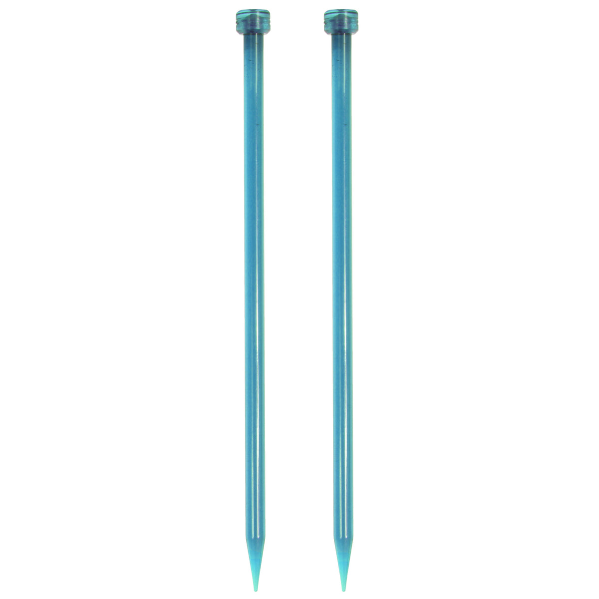 Pair of KnitPro Trendz 5.5mm acrylic single point knitting needles, 25cm