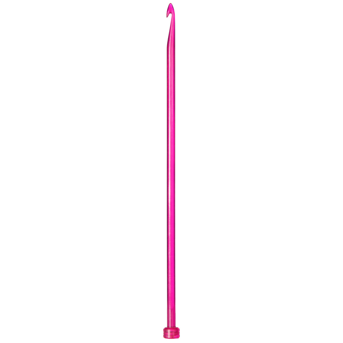 KnitPro Trendz acrylic Tunisian crochet hook with end cap, 8mm