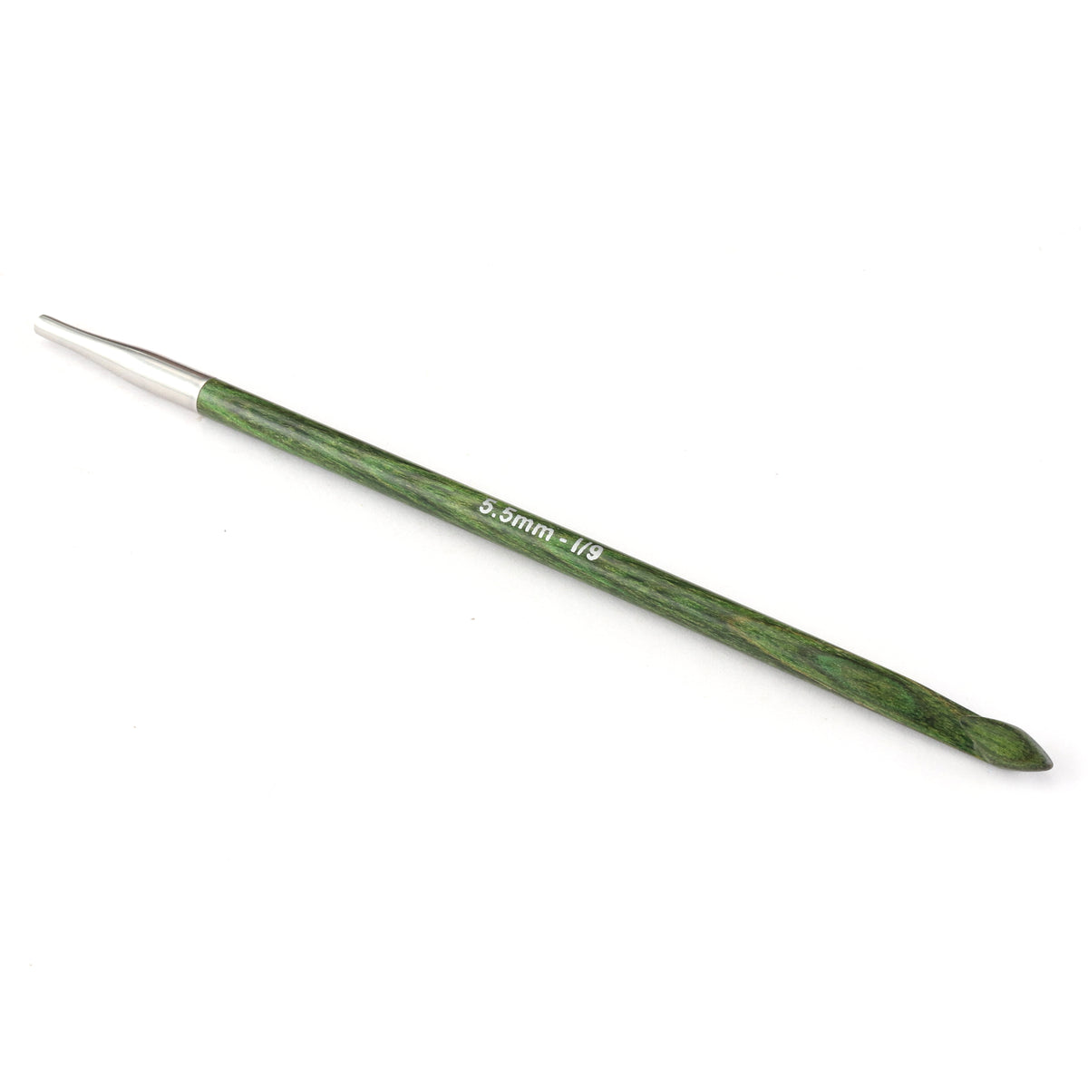 KnitPro Dreamz colour-coded birchwood interchangeable Tunisian crochet hook, 5.5mm