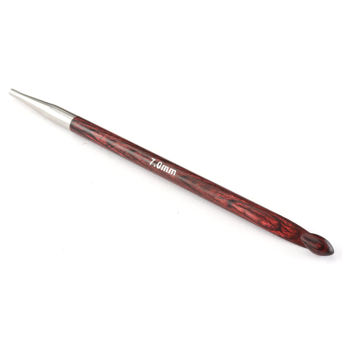 KnitPro Dreamz colour-coded birchwood interchangeable Tunisian crochet hook, 7mm