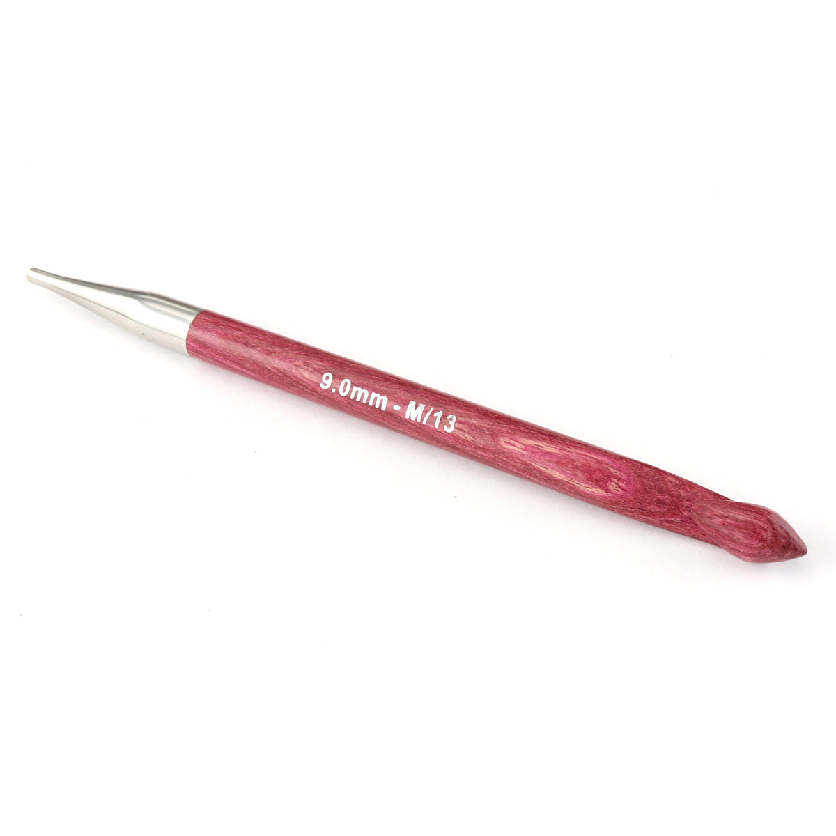 KnitPro Dreamz colour-coded birchwood interchangeable Tunisian crochet hook, 9mm