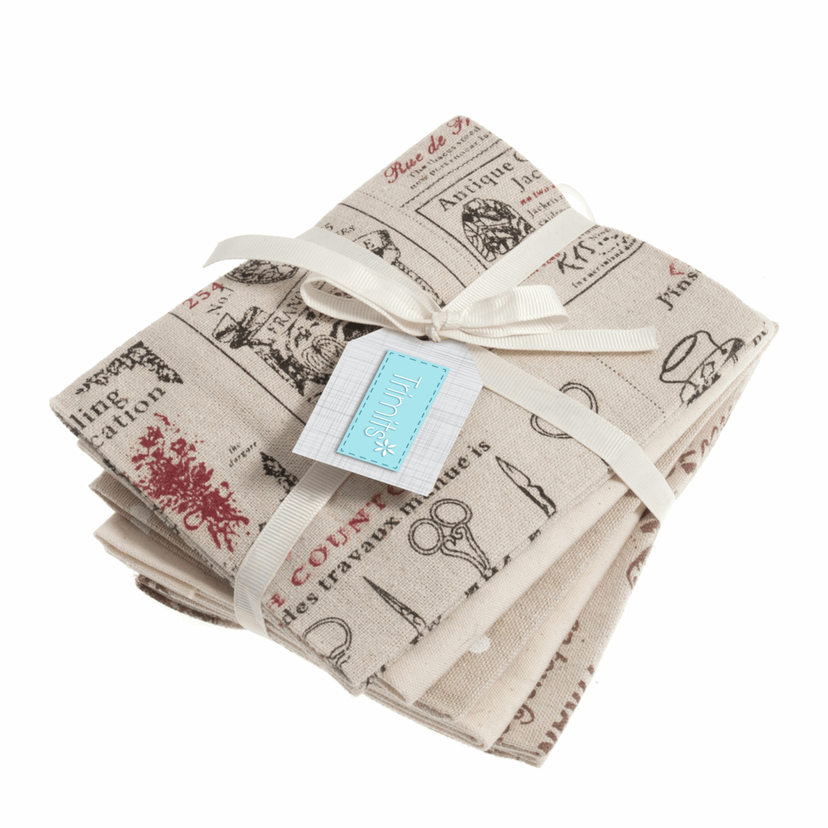Trimits Fat Quarter Pack - Printed Natural (5 Pieces)