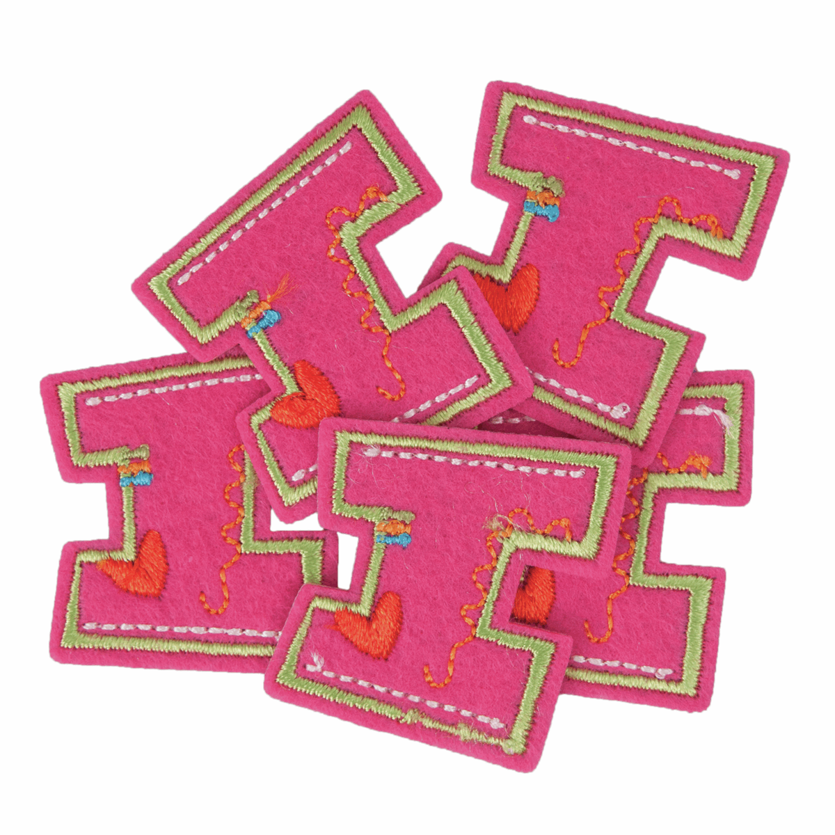 Iron-On/Sew On Alphabet Motif Patch - Letter I