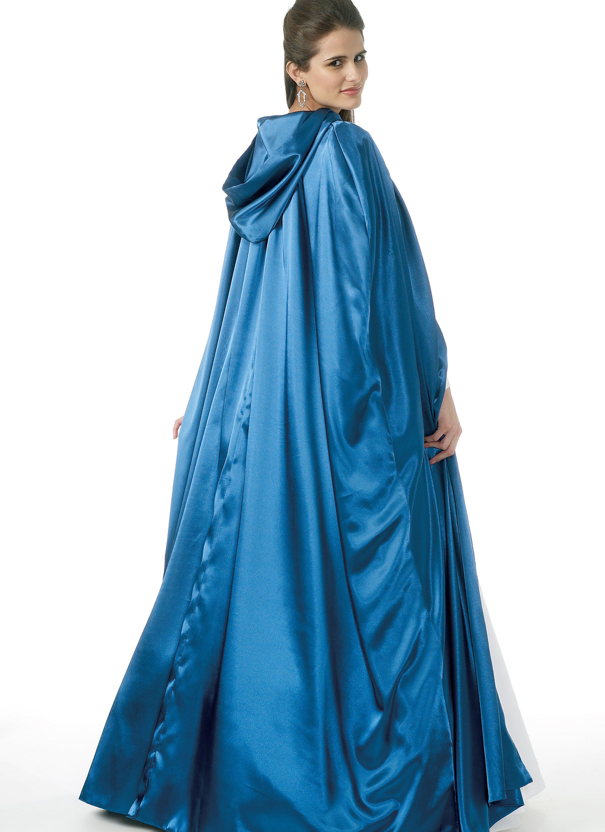 McCall's M6420 pattern envelope showing hooded costume capes