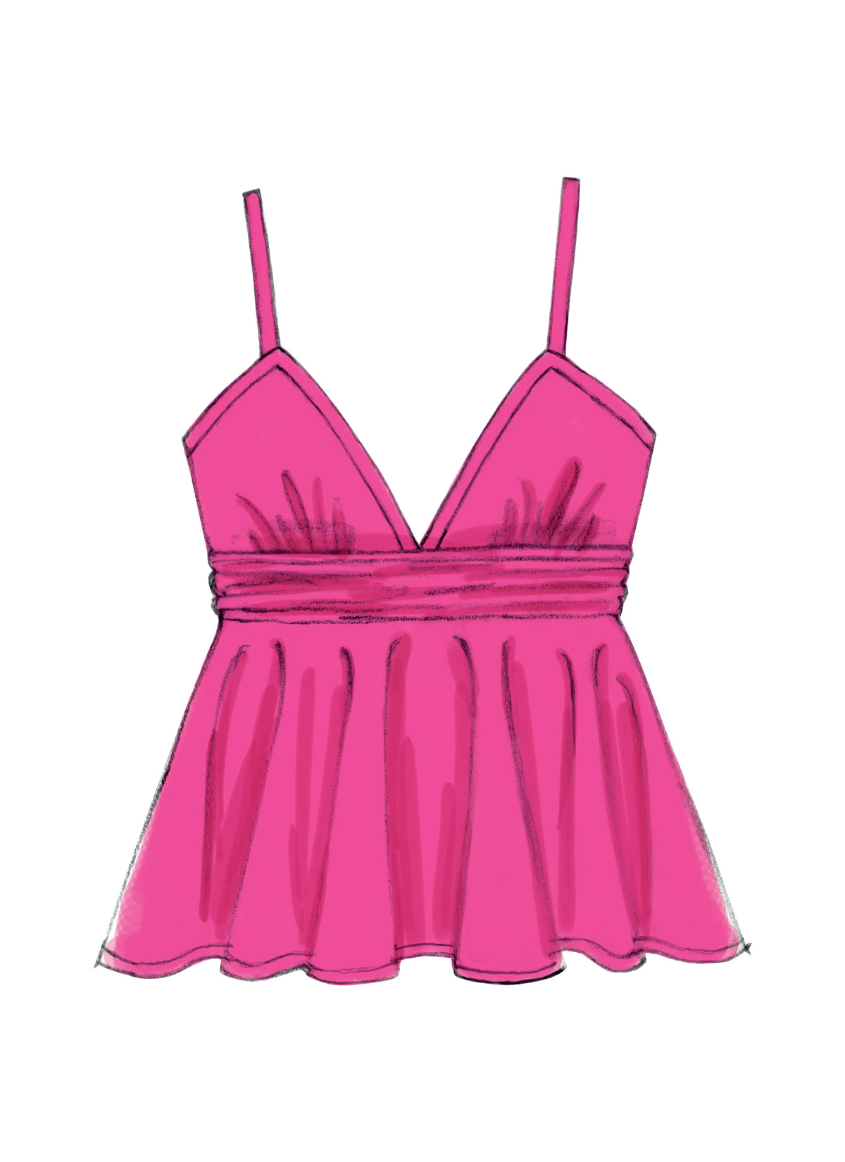 McCall's M7168 sewing pattern envelope showing lined swimsuit designs