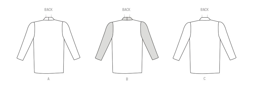 McCall's M8433 sewing pattern envelope showing vintage 1990s jacket designs