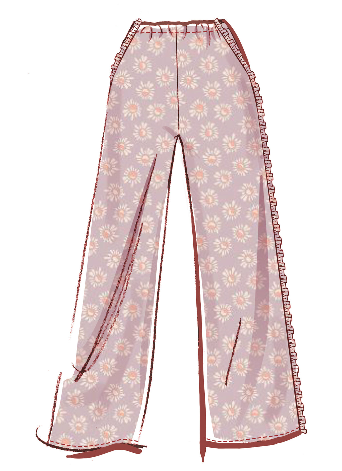 McCall's M8612 oversized sleepwear top sewing pattern envelope