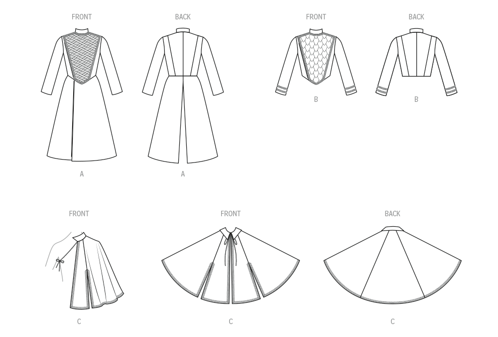 McCall's M8624 sewing pattern envelope showing a lined, fitted coat and jacket