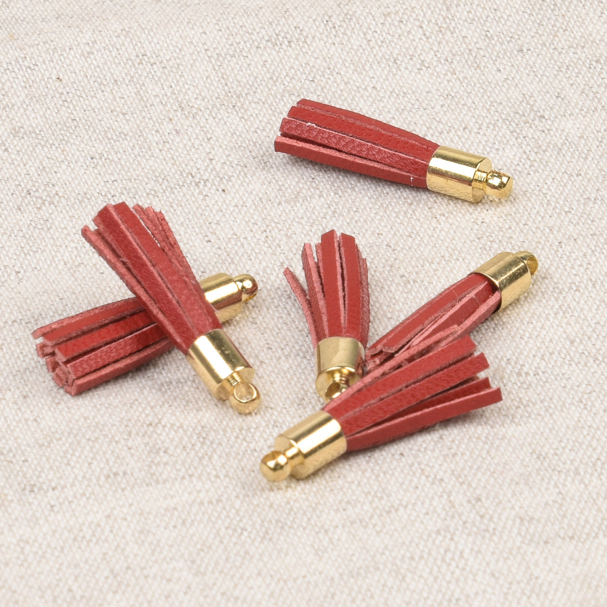 Small red mini tassel