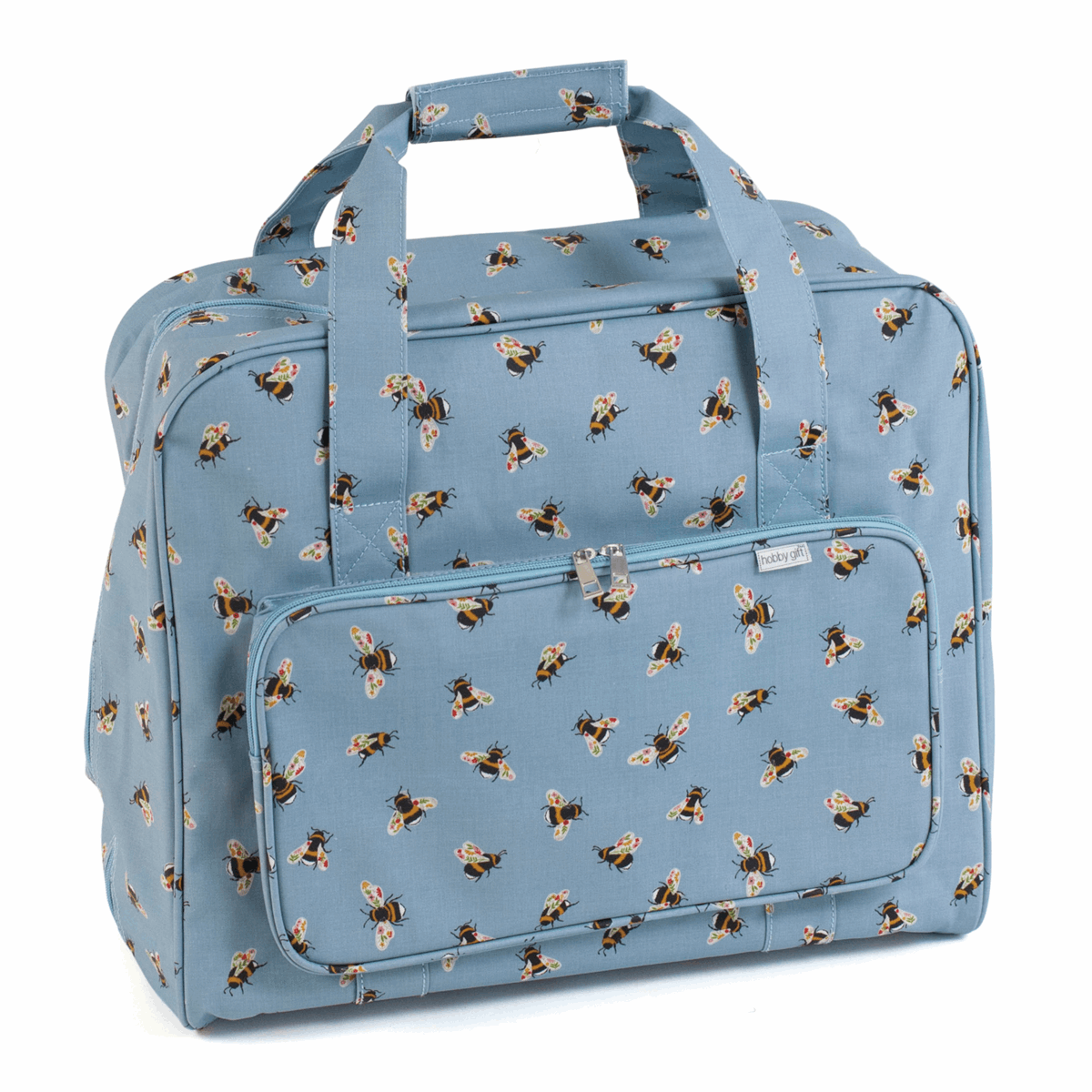 Hobby Gift Blue Bee Waterproof Sewing Machine Bag
