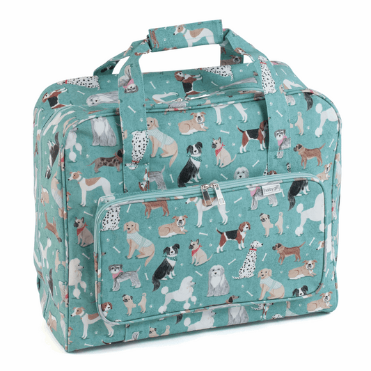 Hobby Girl Deluxe Dogs PVC Sewing Machine Bag