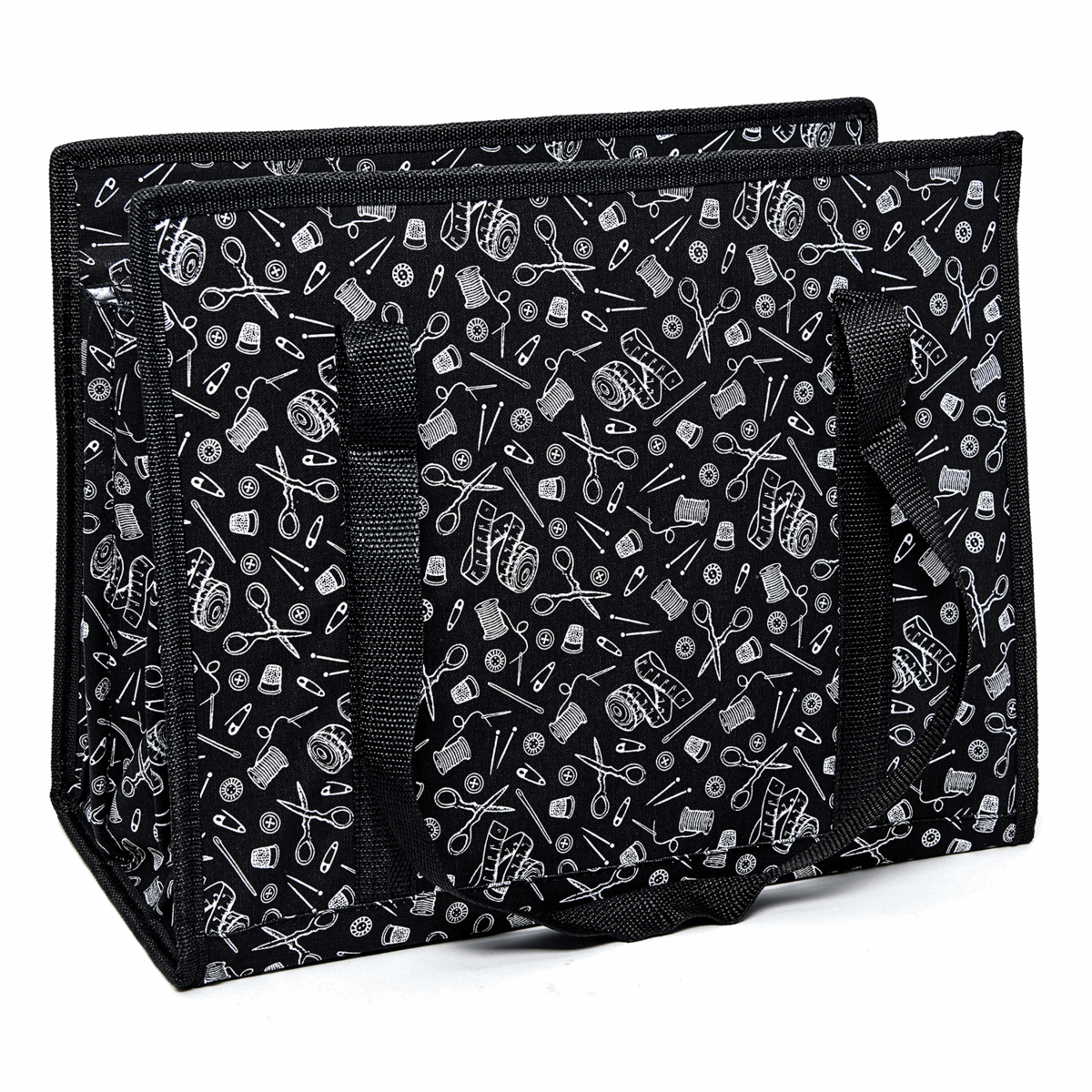 Deluxe Multi-Use Craft Bag - Gold Notions Print *Hemline Gold Edition*