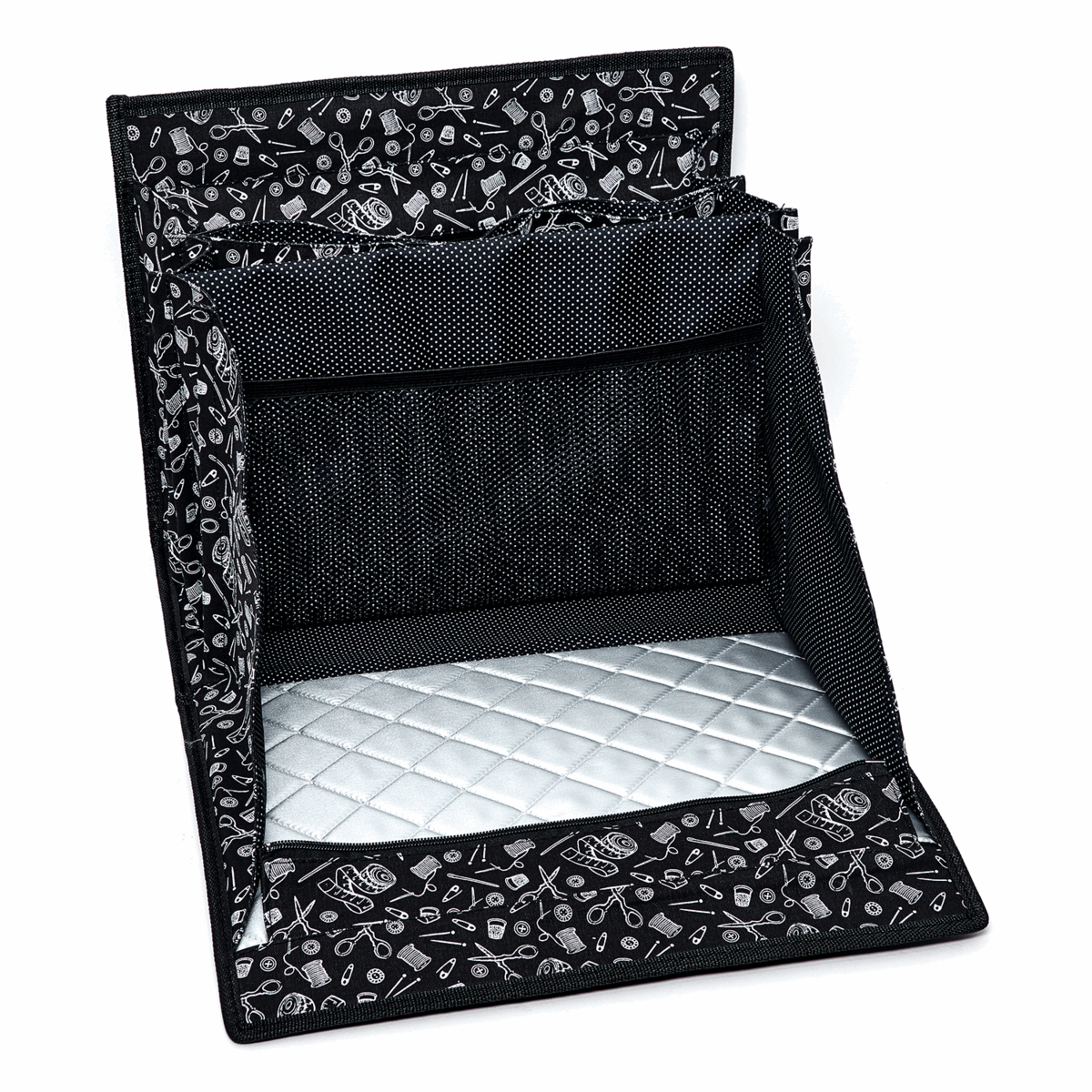 Deluxe Multi-Use Craft Bag - Gold Notions Print *Hemline Gold Edition*
