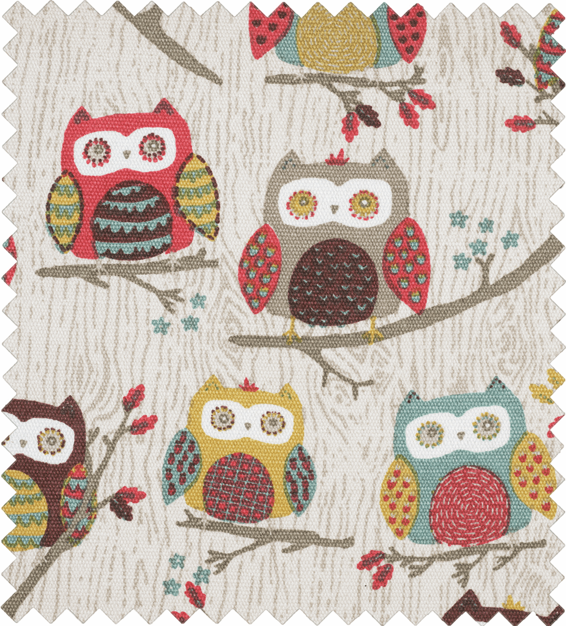 Filled Knitting Pin Case - Hoot