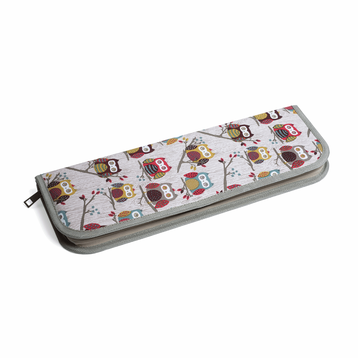 Filled Knitting Pin Case - Hoot