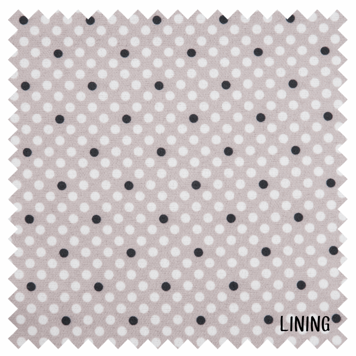 Filled Crochet Hook Roll - Grey Polka Dot