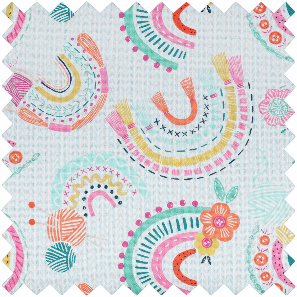 Knitting Pin & Crochet Hook Case - Rainbow