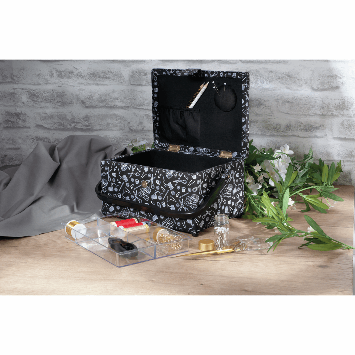 Gold Notions Sewing Box - Medium *Hemline Gold Edition*