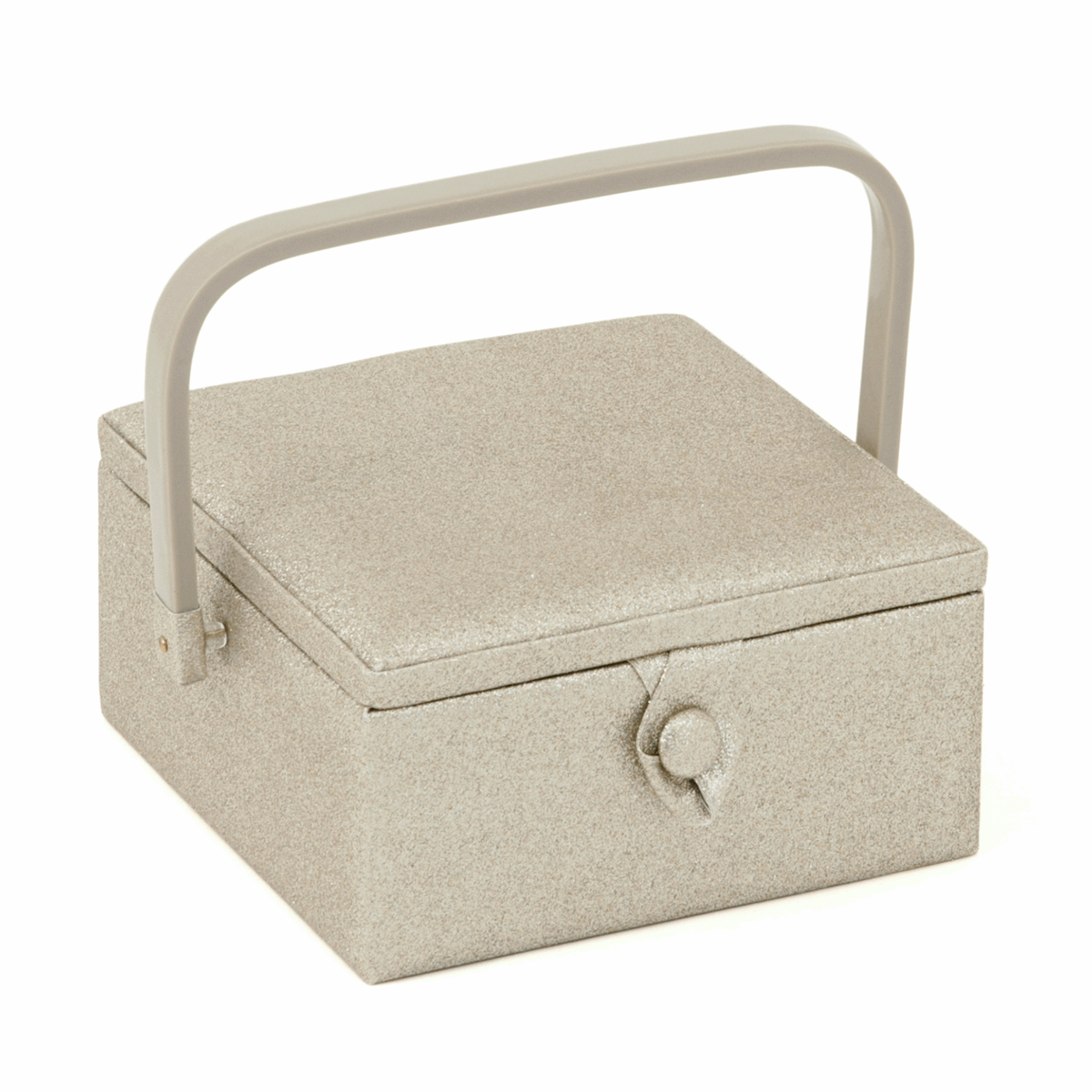 Gold Glitter Sewing Box - Small