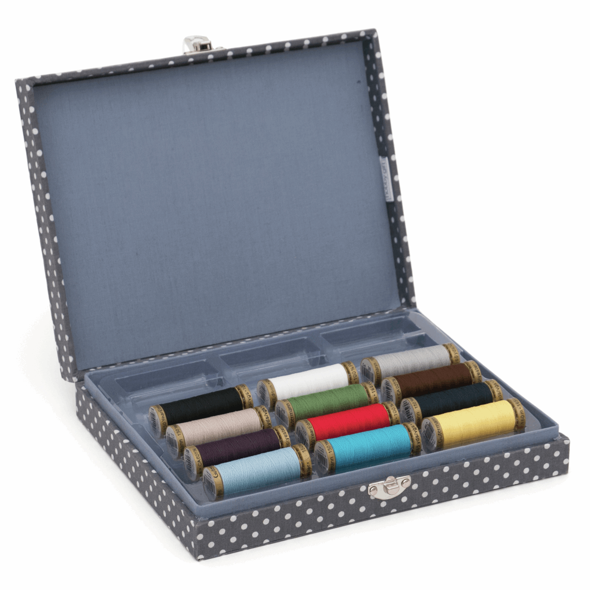 Thread Spool Storage Box - 12 x 150m Sew All Thread