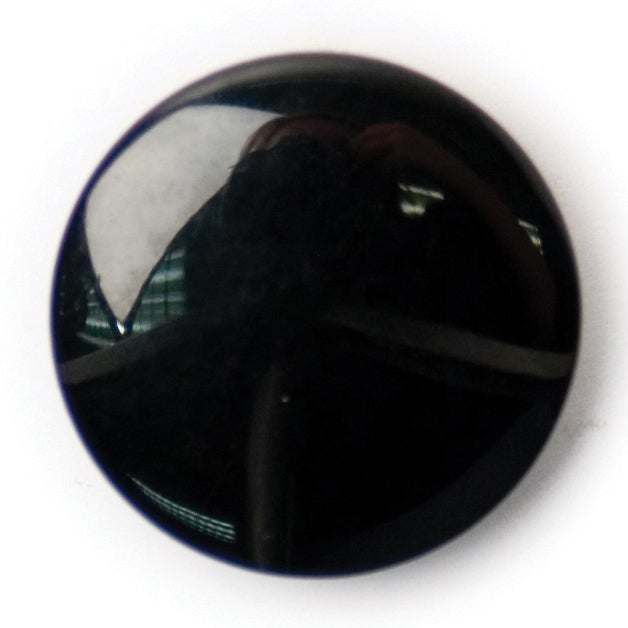 Glossy black domed buttons - 19mm Module button