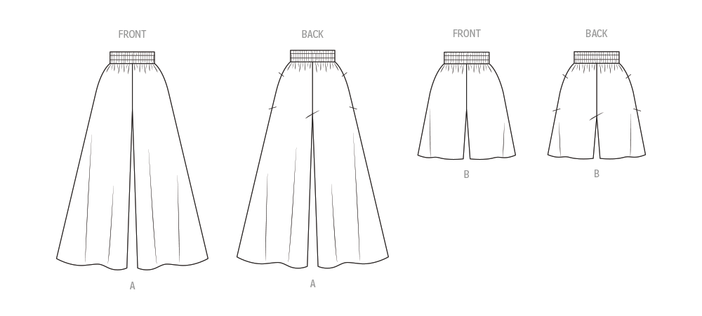 New Look N6827 sewing pattern envelope showing cropped trousers and shorts