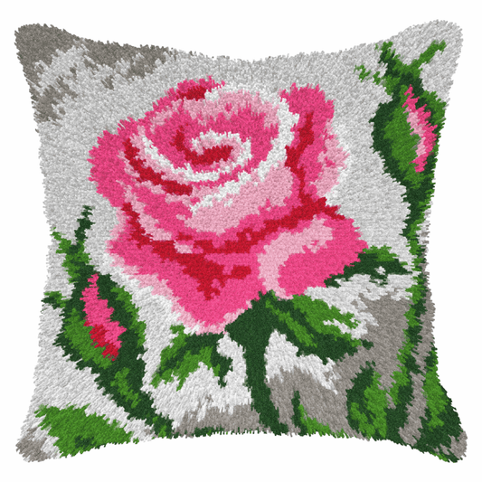 Latch Hook Cushion Kit - Roses