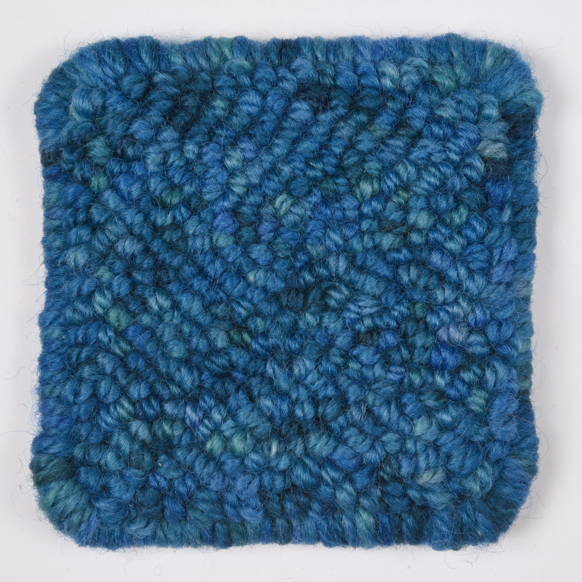 Skein of variegated Summer Day punch needle rug yarn