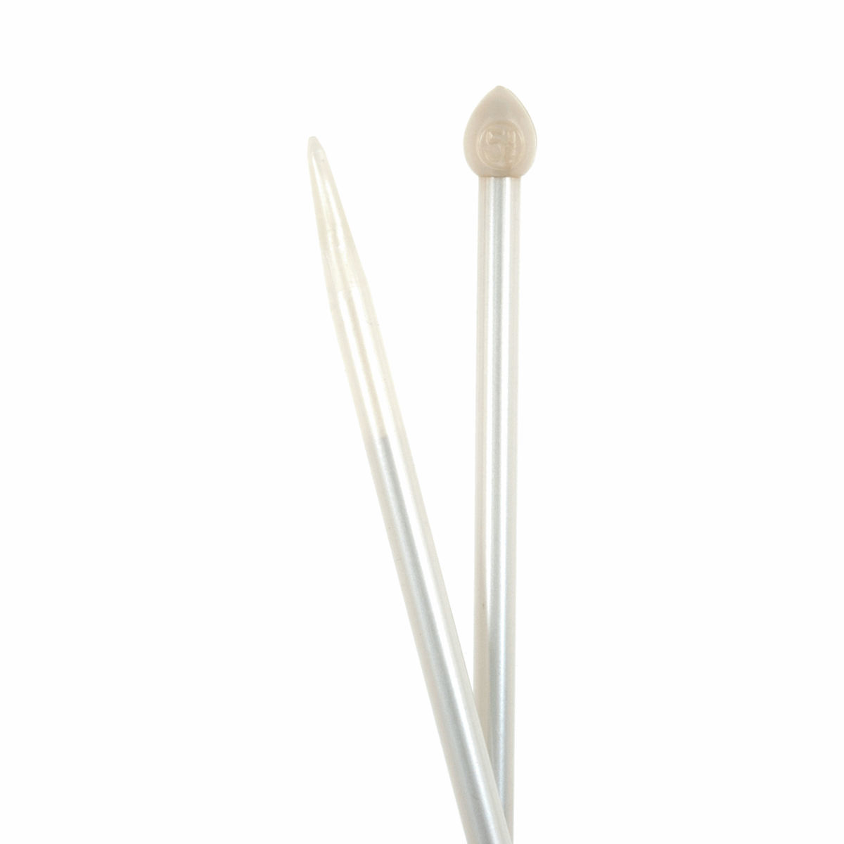 PONY Pearl Coloured Single-Ended Knitting Pins - 30cm x 5.50mm