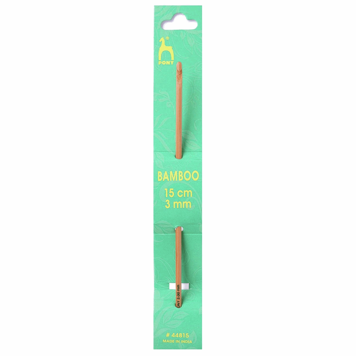 PONY Bamboo Crochet Hook - 15cm x 3.00mm