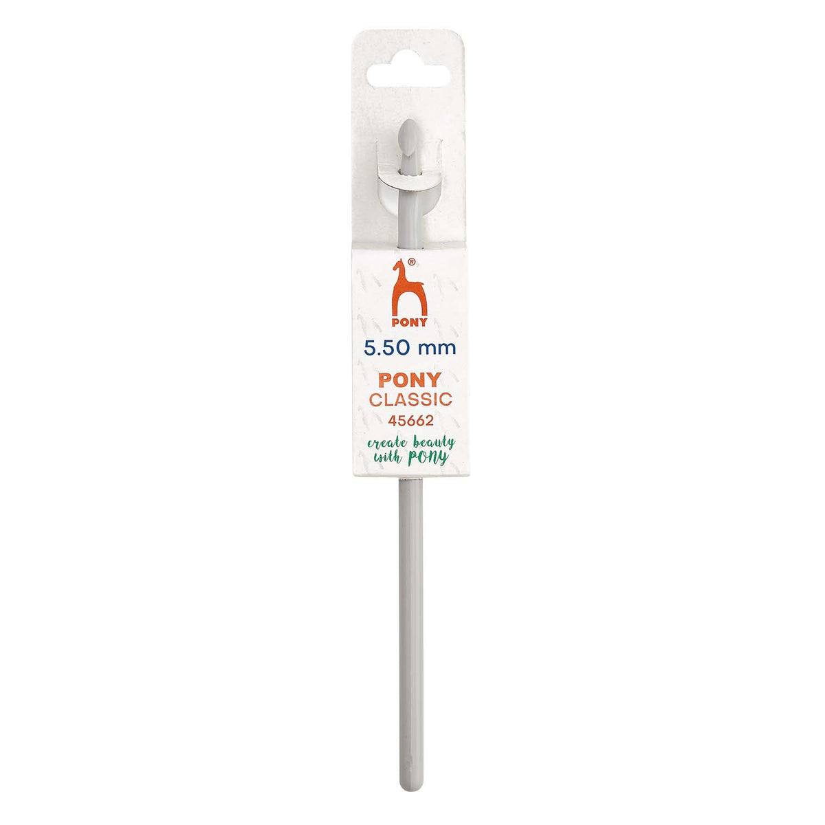 Pony 5.5mm plastic crochet hook