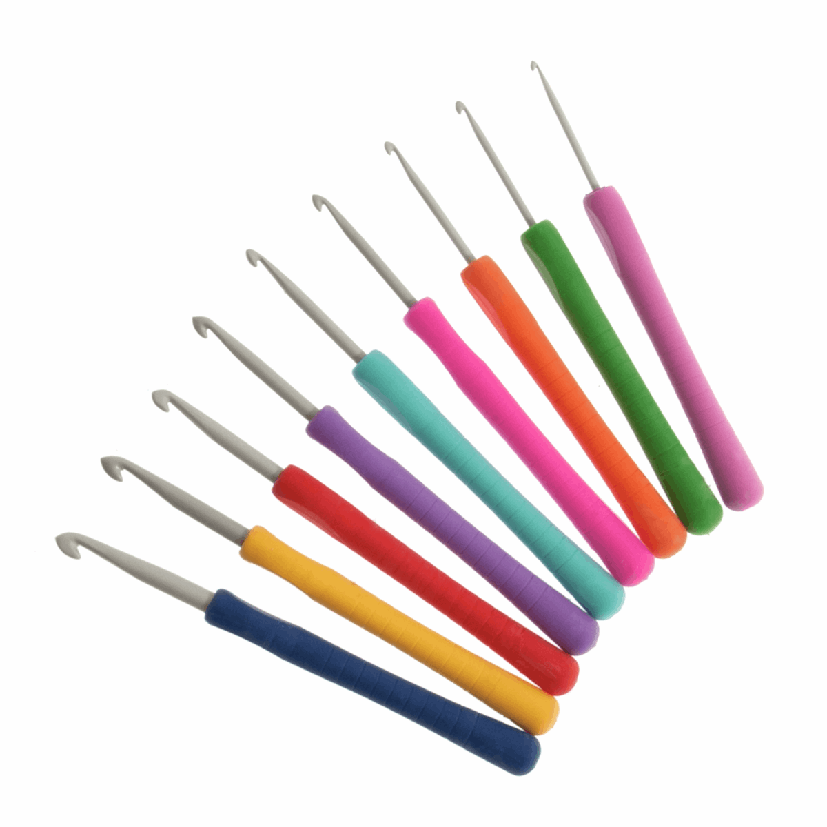 PONY Easy Grip Crochet Hook Set - Sizes 2mm-6mm