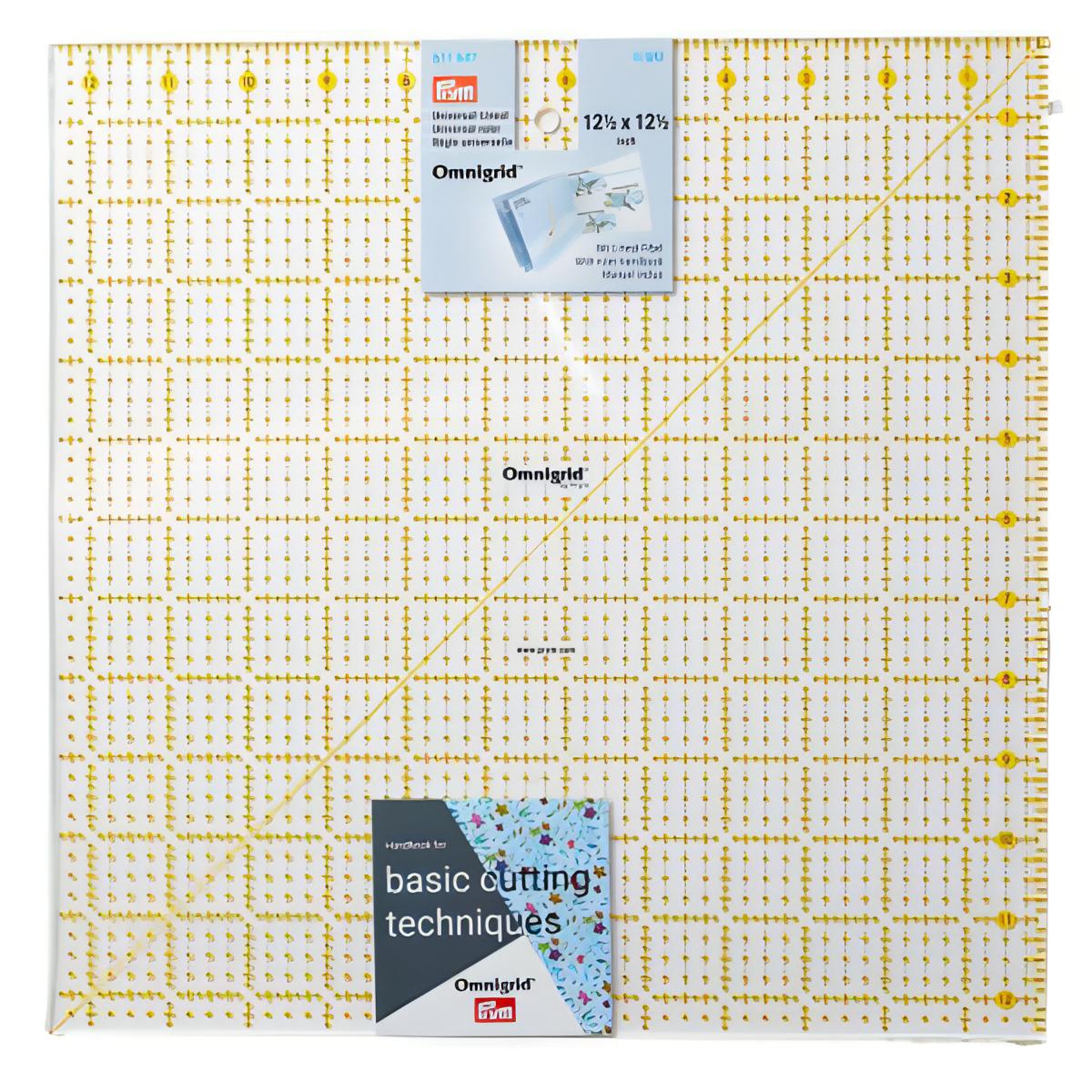 Prym Omnigrid Universal Ruler - 12.5 x 12.5 inch
