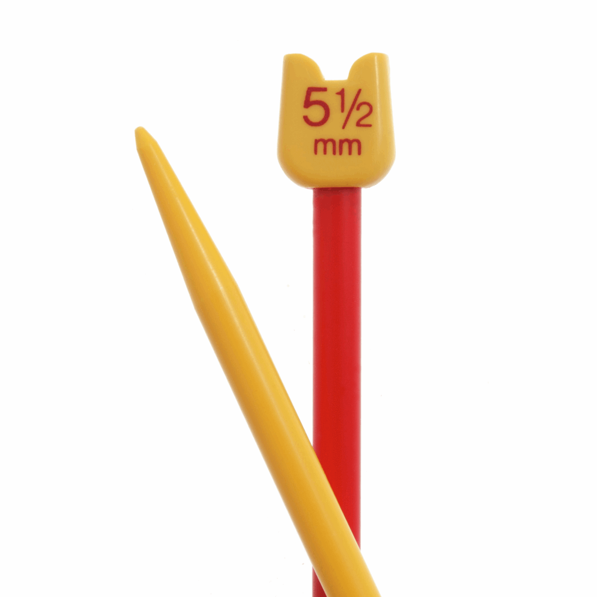 Pony Children's Coloured Knitting Pins 18cm x5.5mm