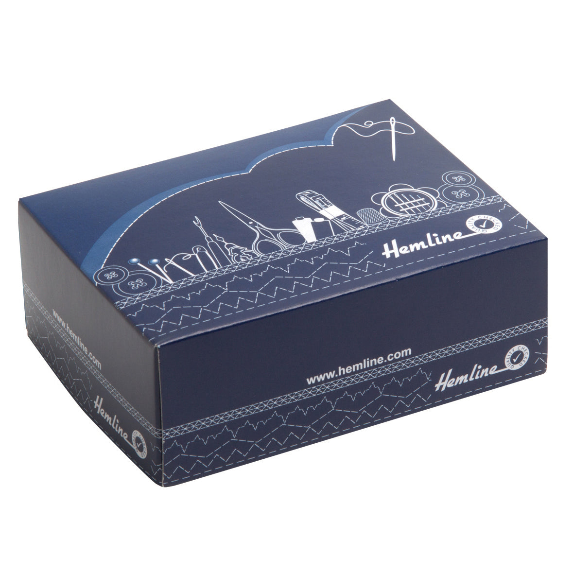 Box of loose Hemline household pins, 27mm